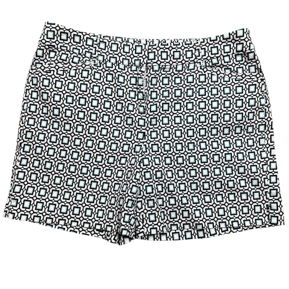 ☀️White House Black Market Square Patterned Shorts, Size 2